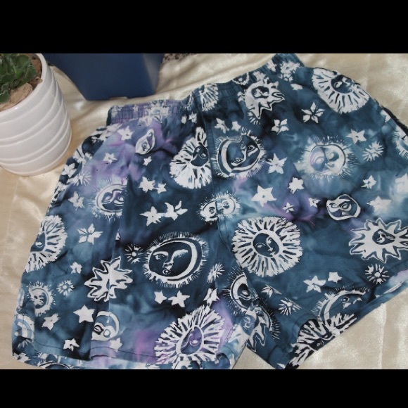 swan sea Pants - Tie dye hippie shorts